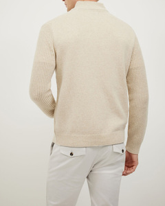 Suéter Polo de lujo Premium para hombre, Jersey de punto ajustado de manga larga, ropa de calle de algodón suave 100% con logotipo personalizado y bordado - Product Image 2