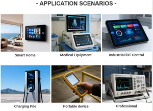 2,8 Zoll Rundes LCD-Display 480x480 Auflösung MIPI 2-Lane-Schnittstelle TFT LCD-Modul für Smart Home & Wearables - Product Image 5