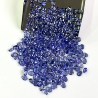 5x7mm AAA Grade Naturel Tanzanite Poire Ovale Coupe Pierres Précieuses en Vrac pour la Fabrication de Bijoux Loupe Calibrée Propre Tanzanite Pierre En Vrac