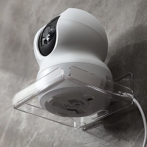 Soporte acrílico para cámara, Soporte para Proyector sin perforaciones, soporte transparente para monitoreo del hogar, soporte CCTV, estante para cámara, montaje en pared - Product Image 2