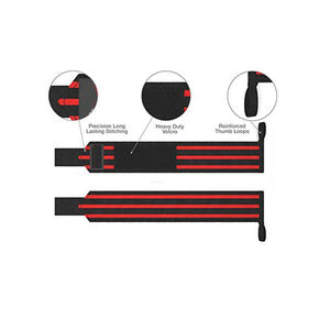 Sangles de musculation unisexes personnalisées 2026, dernières nouveautés, vente chaude, sangles de poignet pour la musculation avec impression personnalisée - Product Image 4