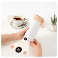 Thermos magnétique à vide personnalisé avec logo, chauffe-biberon portable électrique de 350 ml, pour les entreprises, le bureau ou les voyages
