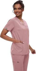 Vente en gros Costumes de gommage confortables Médecins Infirmières Hôpital Uniformes médicaux Ensembles de gommage Logo personnalisé Vêtements de travail - Product Image 2