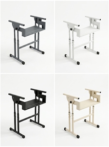 Modern Durable <b>Adjustable</b> Student Desk Metal Legs Height <b>Adjustable</b> School Study <b>Table</b> for Study Use ARSU Brand - Product Image 6