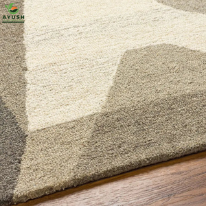 Tapis en laine contemporains de luxe, tapis en laine faits à la main pour le salon, la chambre à coucher et le couloir - Product Image 2