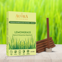 Incienso Natural Indio AUORA en Barra, Sin Bambú, Ecológico, No Tóxico, de Larga Duración, Más de 100 Aromas, Lavanda, Religioso