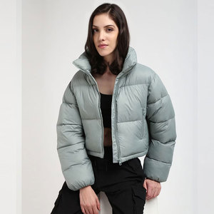 Wholesales Price Women Winter Short Padded Puffer Coats <b>Jackets</b> Outwear Thick Padding Puffer <b>Jackets</b> - Product Image 4