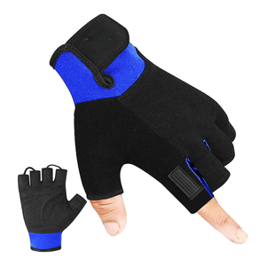 Acheter Logo personnalisé Haltérophilie Gants noirs Gym Formation Hommes Femmes Respirant Antidérapant Grip Support Fitness Gants - Product Image 3