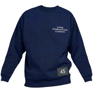Sudadera Extra Grande de Felpa Azul Marino para Otoño, de Algodón Grueso, Ecológica y Transpirable, Sudaderas con Capucha para Hombre - Product Image 2