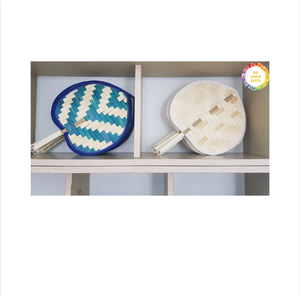 พัดลมเป่ามือไม้ไผ่วัสดุไม้ไผ่ธรรมชาติที่มาจากเวียดนามเหมาะสำหรับกิจกรรมฤดูร้อนการตกแต่งแบบดั้งเดิมและขายส่ง - Product Image 3