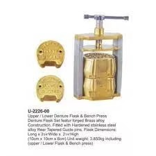 ชุดกระบอกน้ำทองเหลืองแบบกดสำหรับห้องปฏิบัติการทันตกรรมชุดเดียว - Product Image 5