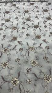 Tissu de coton pur Kora élégant de haute qualité léger fluide et polyvalent pour les robes de mode écharpes tenues de soirée - Product Image 2