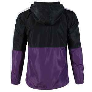 UNIQUE GYM WEAR Veste de pluie à capuche écologique, respirante, imperméable, coupe-vent, séchage rapide, tissu polyester/coton, taille standard homme - Product Image 5