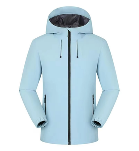 OEM Service Premium Full Zip Pullover High Quality Eco-Friendly <b>Waterproof</b> Windbreaker <b>Jacket</b> Casual Canvas Winter <b>Light</b> - Product Image 6