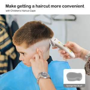 Tondeuse à cheveux sans fil rechargeable et étanche pour bébés et jeunes enfants, alimentation électrique USB - Product Image 4