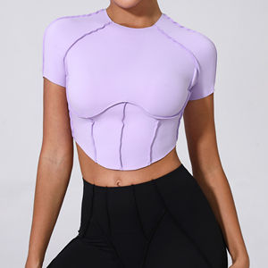 เสื้อกล้ามโยคะน่ารักสำหรับทุกเพศ รุ่นใหม่ล่าสุด เสื้อแขนสั้นสำหรับออกกำลังกายและเล่นกีฬาช่วงฤดูร้อน - Product Image 6
