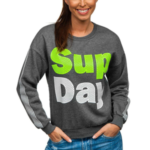 Haute qualité blanc femmes sweats couleur unie surdimensionné à capuche coton pull pour l'impression et l'image de marque personnalisée - Product Image 5