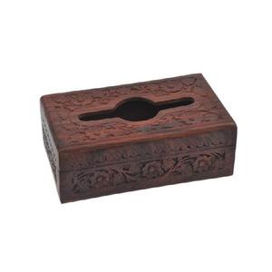 Shisham Wood Elegant & Premium Wooden Special Carving Tissue Holder/Box for your office accessories home decor articles - Product Image 1