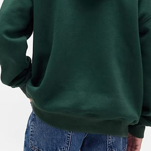 Sweat-shirt élégant pour garçons avec doublure intérieure lisse, pull à manches longues, couleur unie et logo personnalisé avec poches kangourou - Product Image 6