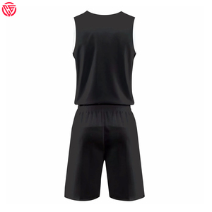 Uniforme de basket-ball professionnel respirant à manches courtes en 100 % polyester - Product Image 2