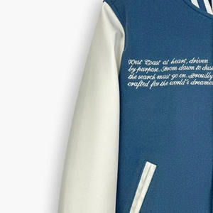 Nouvelle veste universitaire unisexe en tissu respirant à séchage rapide, couleur hivernale, col montant, confortable, pour une utilisation en extérieur, authentique, pour tous les âges - Product Image 3