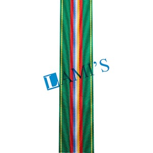 Ruban de médaille de cérémonie russe de marque d'eau de moiré de qualité fine de couleur personnalisée - Product Image 5