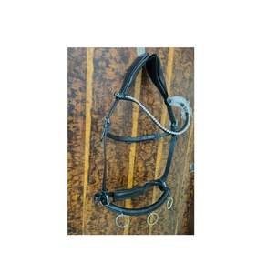Brida de sillín inglés de caballo con Swarovski Bling Crystal Brow Band Riendas de cuero Crystal Cavesson - Product Image 1