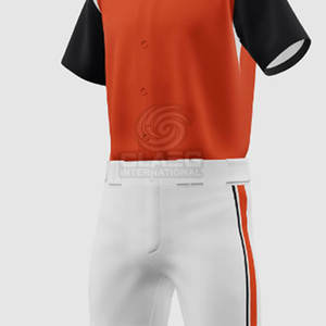 Diseña tus propios uniformes de béisbol y softbol Uniforme de béisbol de la mejor calidad de poliéster 100% con estilo único de etiqueta privada - Product Image 4