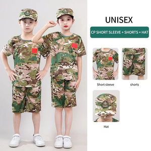 Fabrik Kinder Kinder Mädchen Junge Scout Outdoor Field Trip Sport Tarnung Shirt Shorts Grundschule Uniform