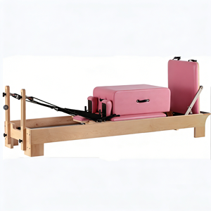 Equipo de Pilates Reformer de Madera de Arce para Moldear el Cuerpo, Máquina de Pilates Reformer de Madera de Arce, Equipo de Pilates para Instalaciones de Entrenamiento Atlético - Product Image 2
