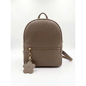 Zaino Antifurto Impermeabile alla Moda in Vera Pelle Dollaro con Tracolla Staccabile, Made in Italy - Product Image 1