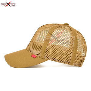 Sombrero de béisbol hecho a medida de alta calidad con espalda de malla Diseño personalizado Sombreros de béisbol deportivos de 5 paneles de alta calidad - Product Image 4