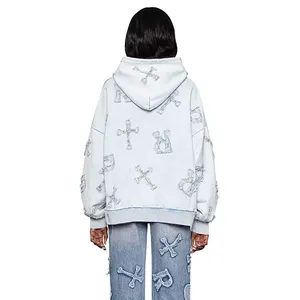Sudaderas con Capucha Unisex de Talla Grande para Invierno, Mezcla de Poliéster/Algodón, Sudadera Lisa para Personalizar con el Logotipo de tu Marca, Forro Polar, Corte Regular - Product Image 6
