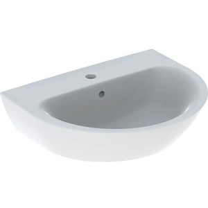 Lavabo Geberit RENOVA 600x480mm Blanco con Orificio para Grifo y Desbordamiento - Product Image 1