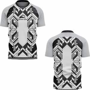 Vêtements de football de sport Maillot de football noir respirant Impression sublimée Maillot d'équipe de football Uniformes de club - Product Image 3