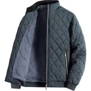 Blouson d'hiver élégant pour homme avec impression personnalisée, doublure douce au toucher, rembourrage thermique et options de marque privée complètes - Product Image 1