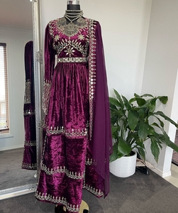 Vêtements traditionnels faits à la main robe afghane haute qualité meilleur matériel afghan Vintage femmes robes 0614 - Product Image 5