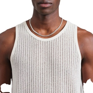 เสื้อกล้ามตาข่ายผ้าฝ้ายระบายอากาศพิมพ์ลายตามสั่งปี 2026 สำหรับผู้ชาย เสื้อผ้ากีฬาออกกำลังกายฤดูร้อน เสื้อผ้าลำลองติดกระดุมสำหรับผู้ชาย - Product Image 3