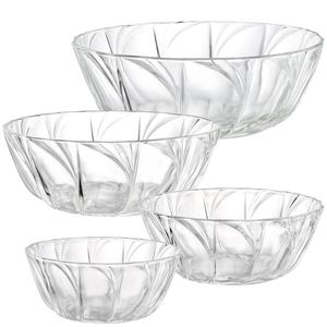 Boda de vidrio transparente Cuencos de vidrio transparente decorativos Forma Precio de fábrica Florero de vidrio moderno - Product Image 1