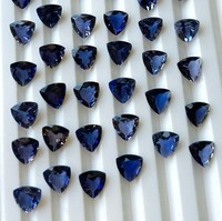 Pierres précieuses Iolite de qualité supérieure trillion coupe 3mm pierres précieuses à facettes en saphir bleu en vrac pour bijoux prix de gros Mini trillion pierre