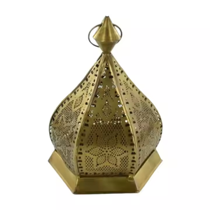 Portavelas de hierro de diseñador de farol de Metal hecho a mano de calidad superior para decoración del hogar tamaño personalizado por decor IMPEX - Product Image 2