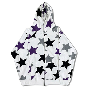 Venta al por Mayor de Sudaderas con Capucha y Cremallera Completa de Algodón Mezclado para el Invierno 2025, Diseño Impermeable con Pedrería a Precios Económicos - Product Image 2