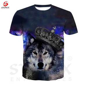 ขายส่งเสื้อยืดโพลีเอสเตอร์ 100% เสื้อยืดระเหิดธรรมดาพิมพ์แบบกําหนดเองเสื้อยืดเปล่าสีขาวสีดําสีน้ําเงิน - Product Image 5