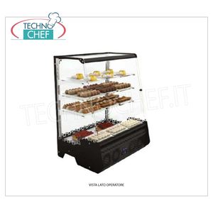 Équipement de réfrigération pour cuisine commerciale, modèle TOWER, vitrine réfrigérée ventilée, plage de température +5/+10°C - Product Image 1