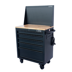 Armoire à outils en acier au carbone 76cm 05 tiroirs OEM & ODM Support pour mécanicien garage roulant automobile outil de gros vente en gros - Product Image 5