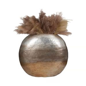 Fournitures en vrac texturées martelées de créateur Vase décoratif minimaliste Vase fait main à design multiple Vase de salon décoratif pour la maison - Product Image 6