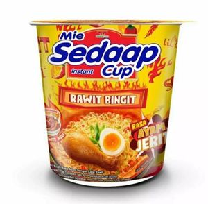 Grosir. MIE SEDAAP CUP adalah MIE instan yang nyaman dalam cangkir yang menawarkan MIE kunyah dipasangkan dengan bumbu rasa.