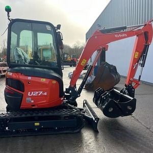 Mini-excavatrice U27-4 sur chenilles avec moteur, pompe et engrenages PLC, capacité de la benne de 0,06 m³ - Product Image 4
