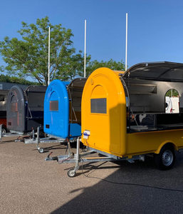 Compre Nuevos Camiones de Comida Móviles 2026 de 4 Ruedas, de Acero Inoxidable Resistente a la Corrosión, para Ventas al Aire Libre - Product Image 3