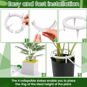 Nuevo modelo de riego plegable de 5 pulgadas y flujo de riego lluvia <span class=keywords><strong>Netafim</strong></span> para plantas en crecimiento - Product Image 3